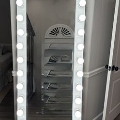 Lighted Floor Mirror 