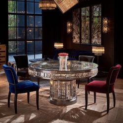 Timothy Oulton Rex Dining Table (Retail $19,870) + Matching Rex Mirrors | Like New  