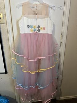 Vestido De Niña De Unicornio Size Xl