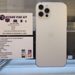 Unlocked Silver iPhone 12 Pro 256gb