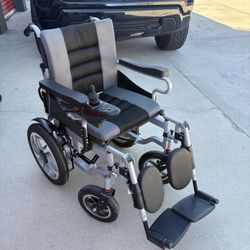 Electric Wheelchair, Folding Portable All Terrain Electric Wheelchair for Home Airline Approved Easy to Transport Battery 20AH