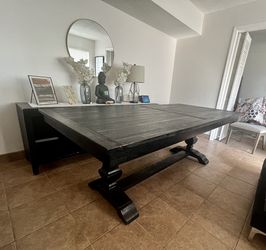 Black Dining Table