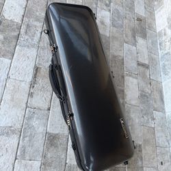 Christina 4/4 Full Size Violin Case Carbon Fiber Oblong Shape Includes Straps