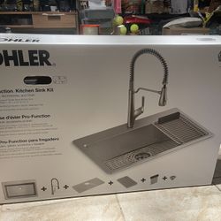 Kohler Sink , Faucet, Accessories and Drain ( brand new imbox )