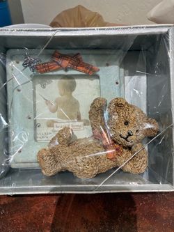 Teddy bear baby frame