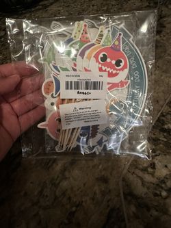 Baby Shark Cake/cup Cake Toppers NEW