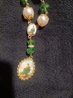 San Judas Braclet And Necklace 