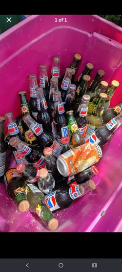 NASCAR Pepsi and Sun drop bottles