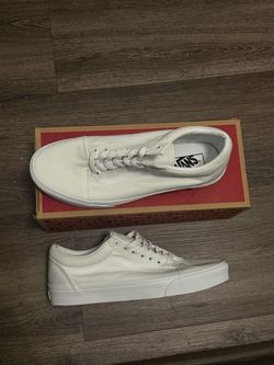 all white vans brand new size 11