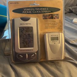 Wireless Weather& Atomic Clock Station