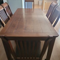 Solid Wood Dining Table 