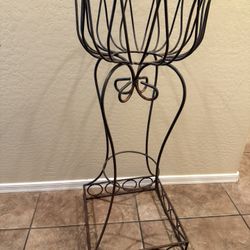 Wrought Iron Plant Stand 