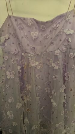 Violet colored Lace dress