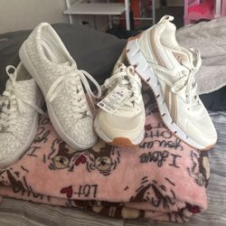 Michael Kors and Reebok shoes