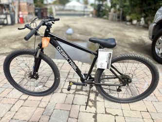 Ozark Trail 27.5" Vibe Mountain Bike, Large Frame, Fits Riders 5'9" - 6'2"+, Black, Adult, Unisex