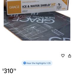 Grace Self Adhering Ice and Water Shield Roof Underlayment HT