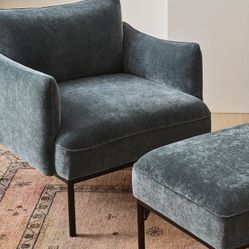 Penn Chair and Ottoman 