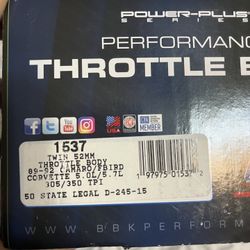 BBK Throttle body For 89-92 GM 305/350