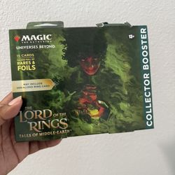 Magic The Gathering collector booster , tales of middle earth 