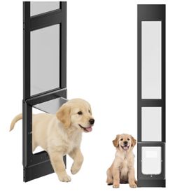 Dog door for sliding door