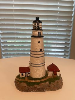 Decorative Lighthouse Figurine Resin Sculpture