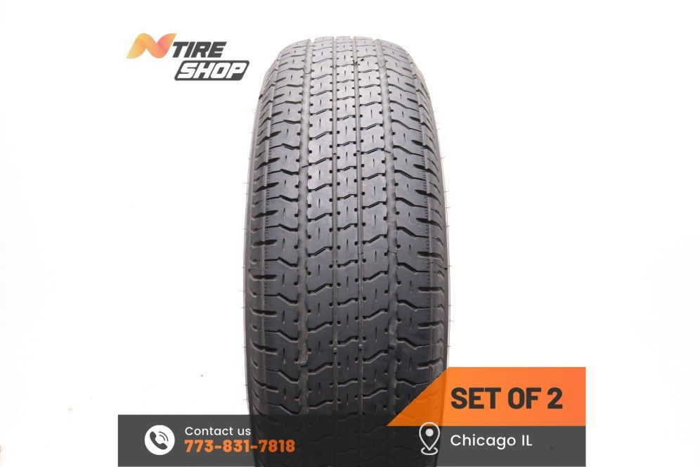 Set of 2 Used 7.5/32 ST 235/80R16 123/119N Goodyear Endurance