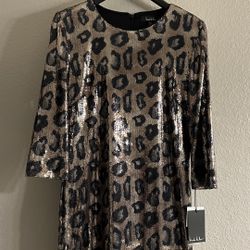 Brand New Nicole Miller Cocktail Sequins Dress 