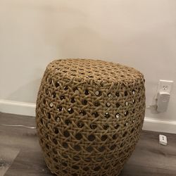 Rattan Stool / Plant Stand 