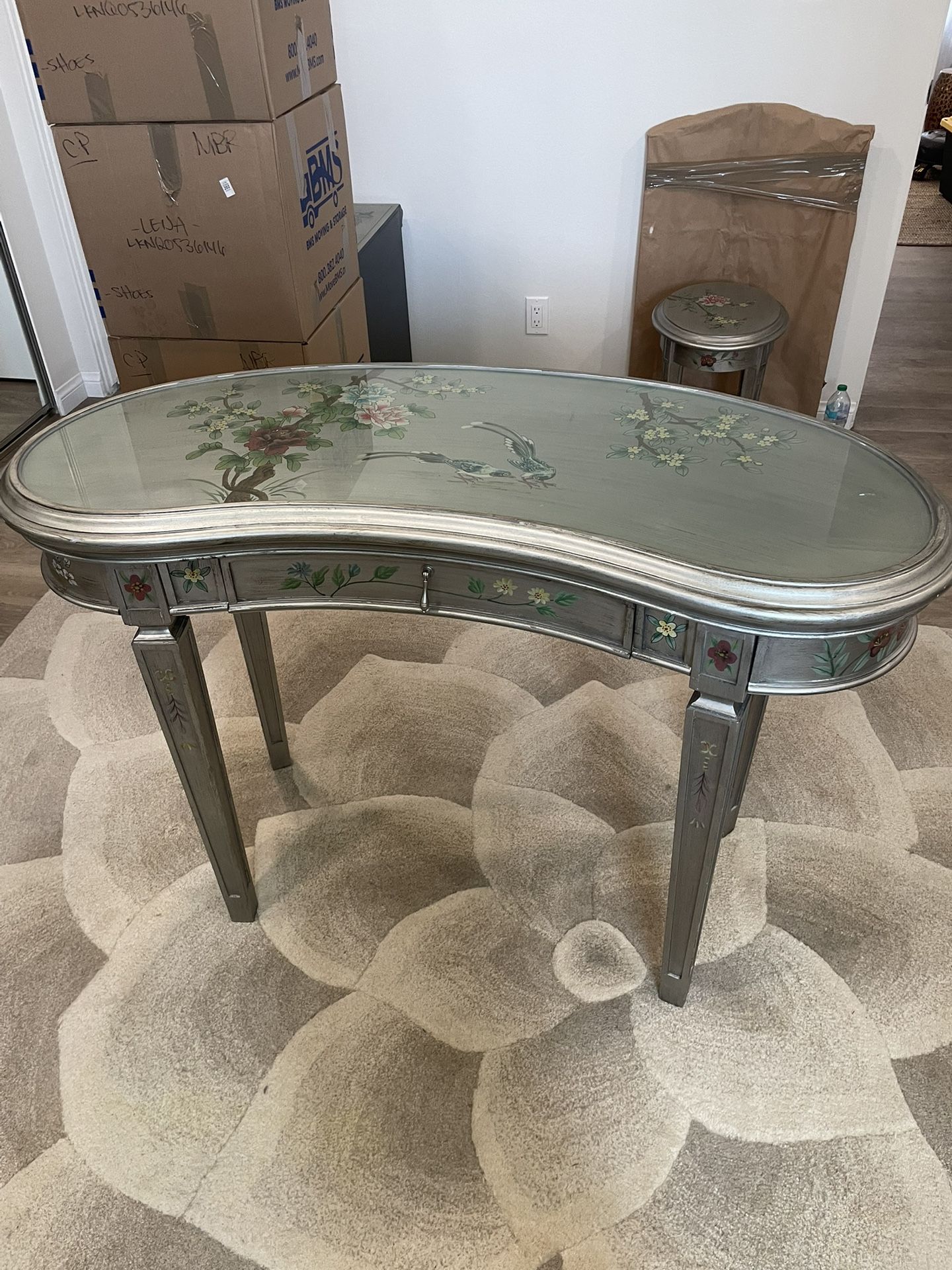 Pier1, Vanity/mirror/stool, Silver