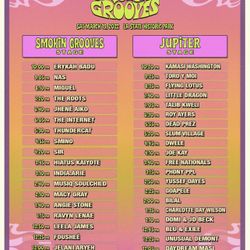 1 X GA Smokin Grooves Ticket