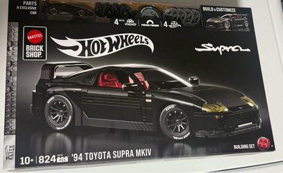 Mattel HotWheels BrickShop Elite Series 94 Toyota Supra MKIV 824pc