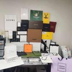 Empty Gift  Boxes & Bags - Dior, Gucci, Valentino, YSL, Prada, Chloe, and More