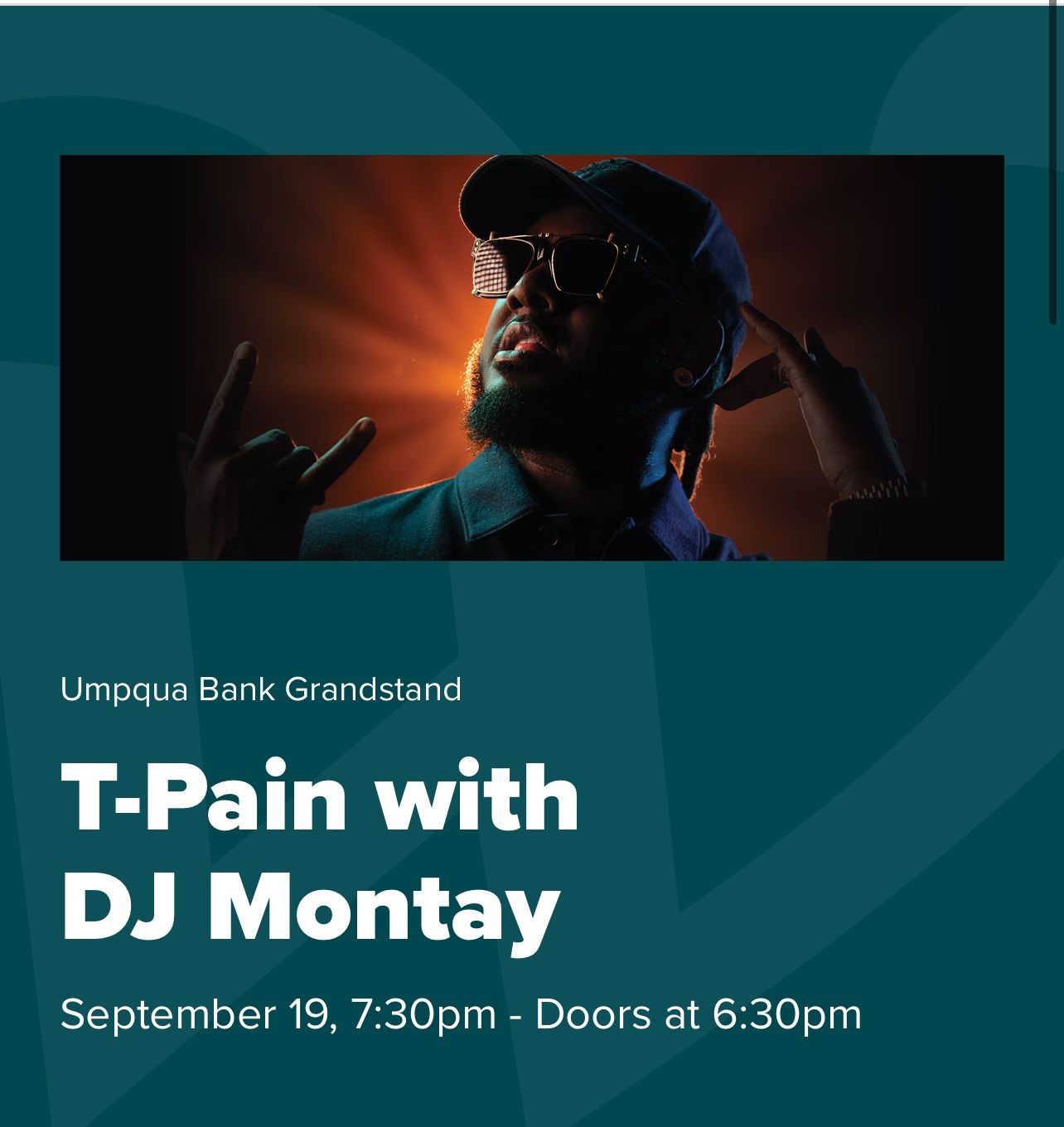 T-Pain (WA State Fair) Concert Tickets