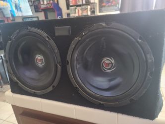 Kenwood 10" Speakers And Box