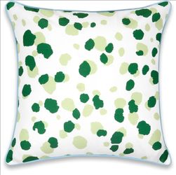 Hofdeco 20"x20" Decorative Throw Pillow Cover Indoor/Outdoor Green Leopard