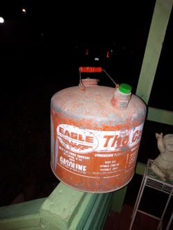 Antique Vintage Gas Can 5 Gallon