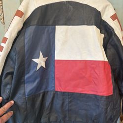 XL Texas, leather jacket vintage