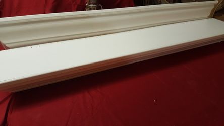 2 White Wall Shelves