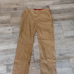 Levi’s 502 Regular Taper Chino Pants Khaki Tan - 28 x 30