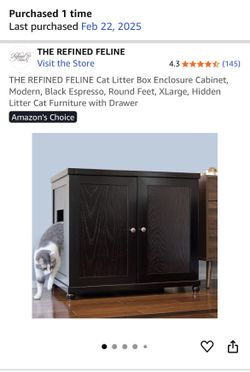 Refined Feline Cat Litter Box Enclosure X-Large