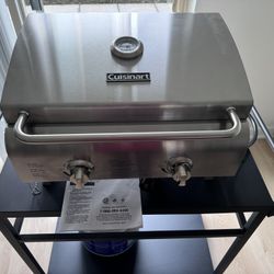 Brand new Portable BBQ, Propane Tank, Stand And Grill Cover