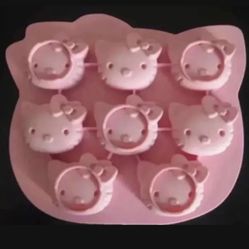 New Hello Kitty Silicone Candy Chocolate Mold 