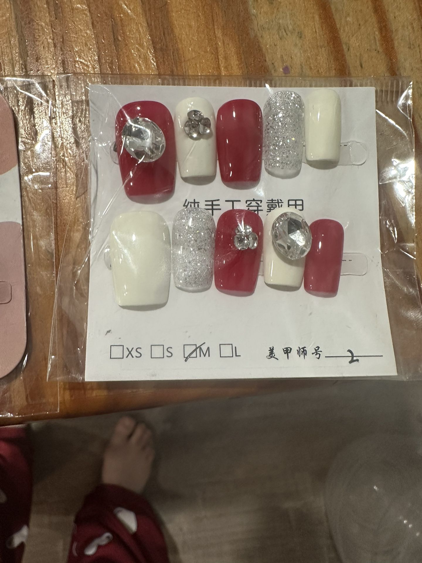Medium Size Short Length press on nails
