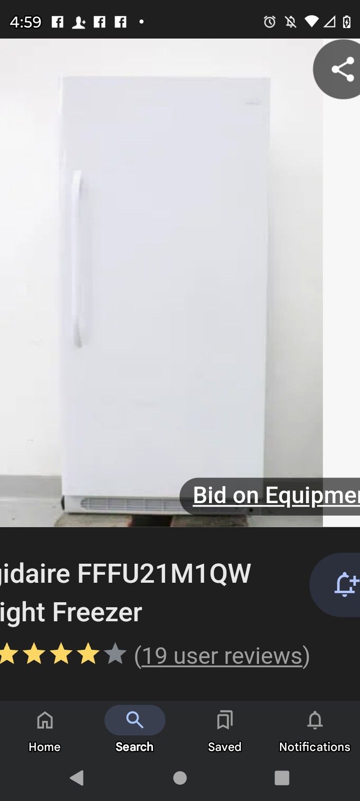 Frigidaire Freezer
