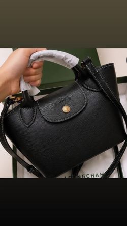 Black Longchamp bags crossbody or handbags /leather