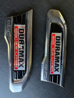 gmc 2(contact info removed) duramax emblems pair 