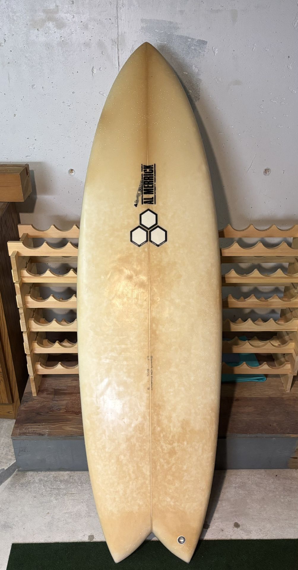 Al Merrick Fish Surfboard