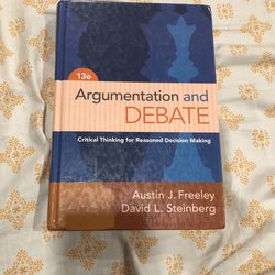 Argumentation And Debate Book