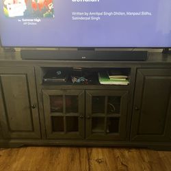 TV Stand With Cabinets 