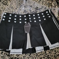 Mini Skirt Studded 